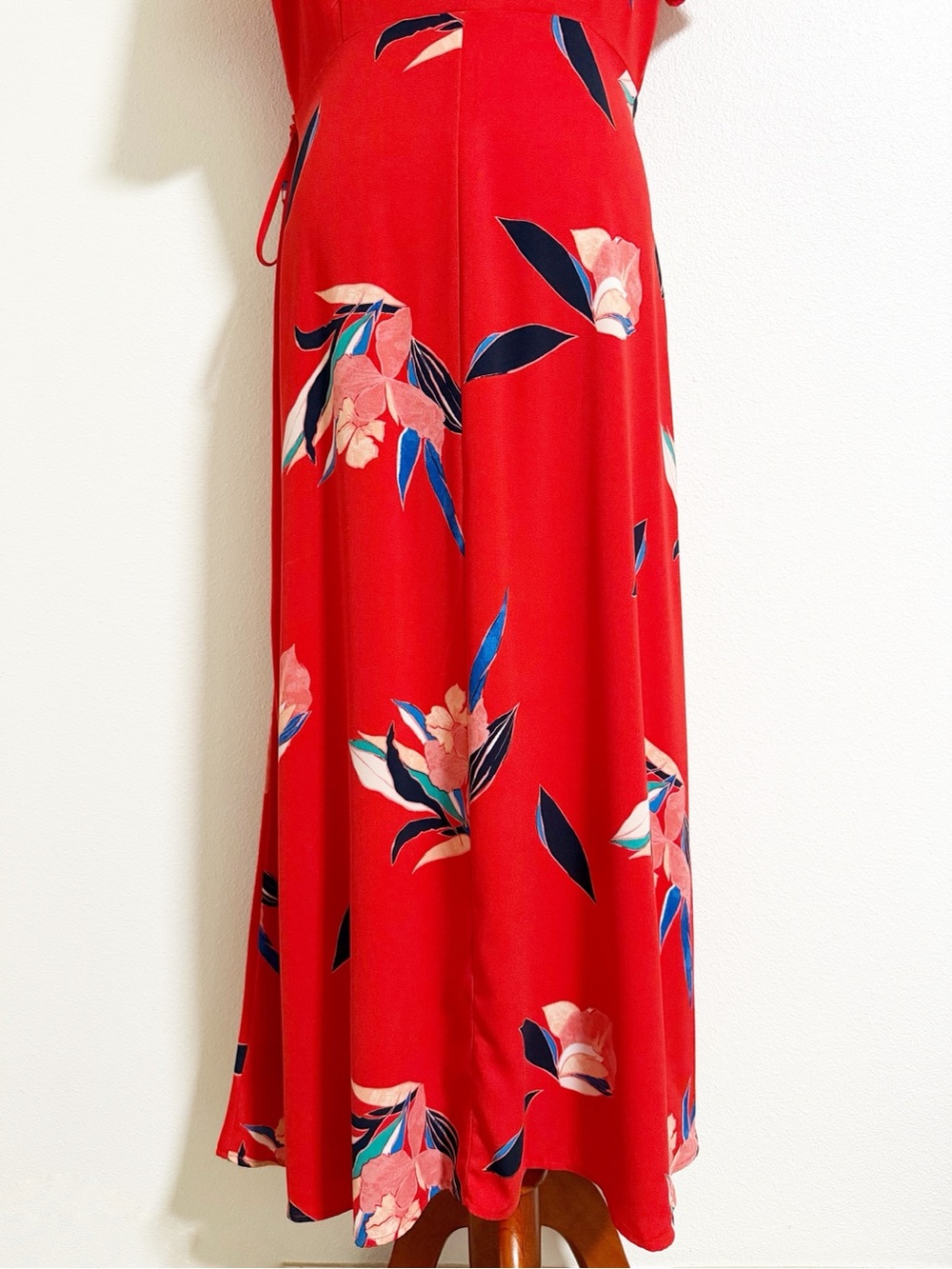A New Day Iris Floral Wrap Midi Dress - Picture 8 of 13